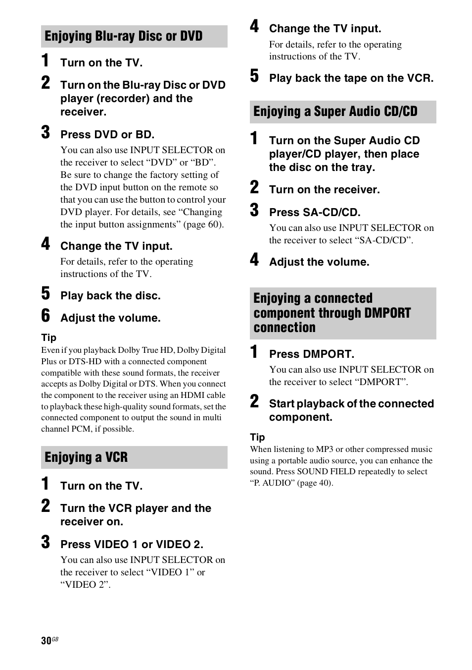 Sony 4-130-031-11(3) User Manual | Page 30 / 72