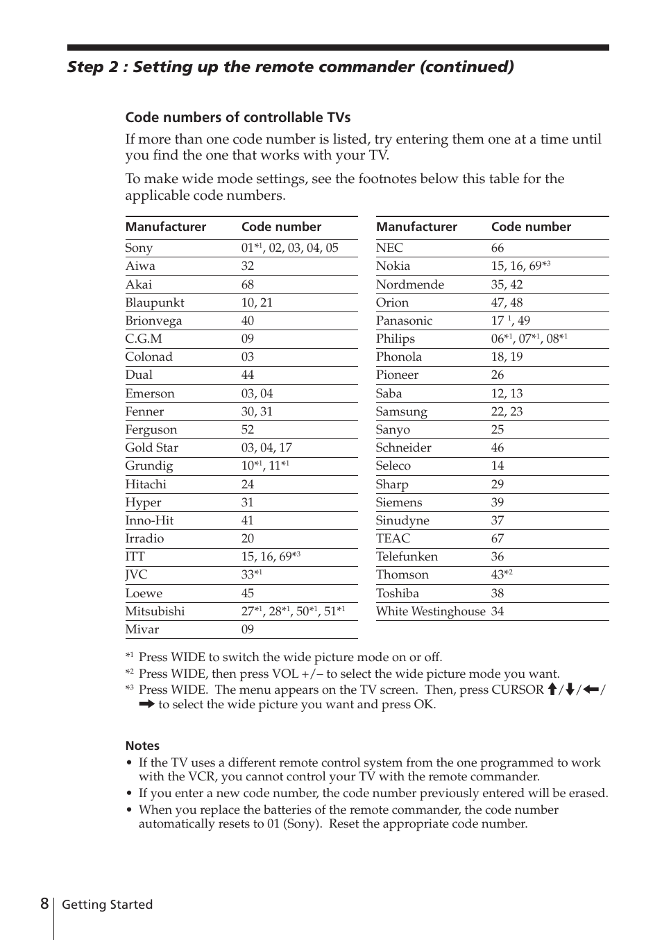 Sony SLV-E580EG User Manual | Page 8 / 72