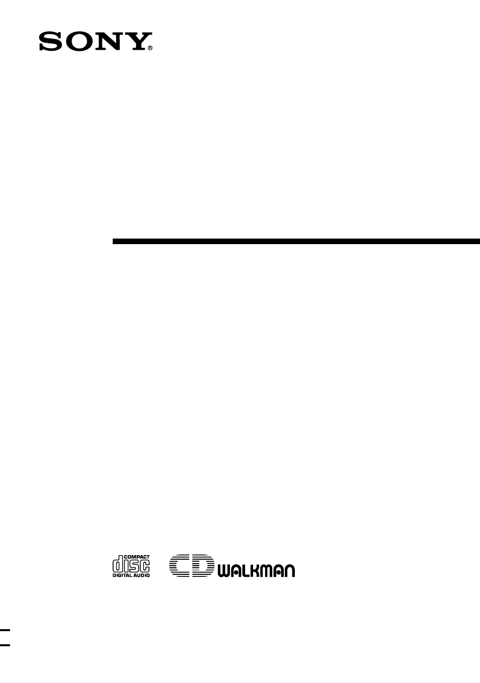 Sony D-FJ75TR User Manual | 32 pages