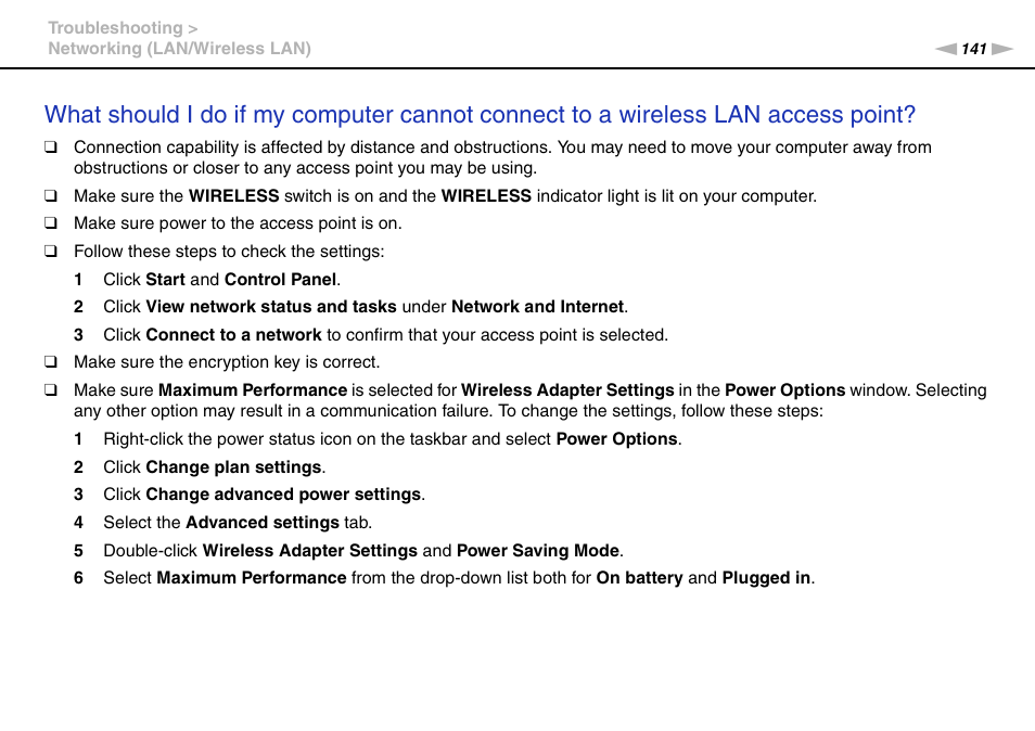 Sony VAIO VPCF2 User Manual | Page 141 / 174