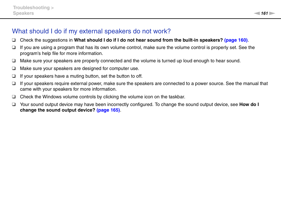 Sony VAIO VPCF2 User Manual | Page 161 / 174