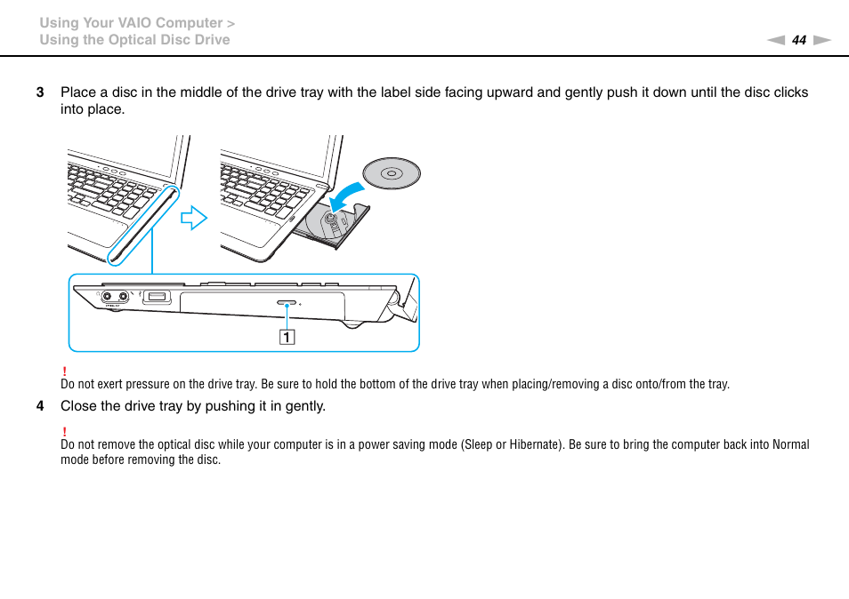 Sony VAIO VPCF2 User Manual | Page 44 / 174