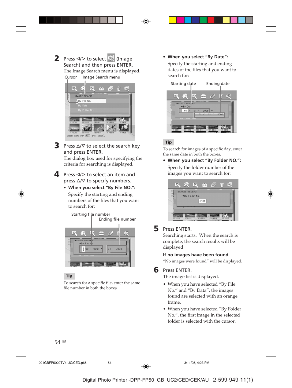 Sony DPP-FP50 User Manual | Page 54 / 100