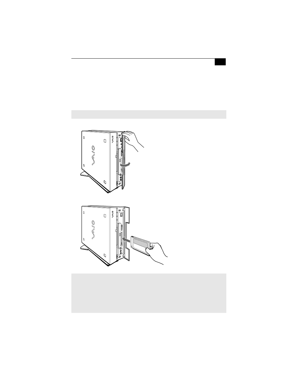 Using pc cards | Sony PCV-L600S User Manual | Page 25 / 48