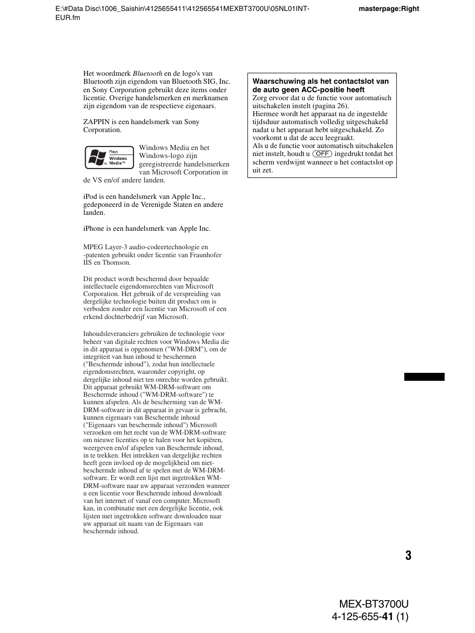 Sony Bluetooth BT3700U User Manual | Page 141 / 180