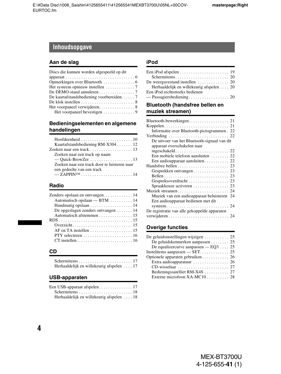 Sony Bluetooth BT3700U User Manual | Page 142 / 180