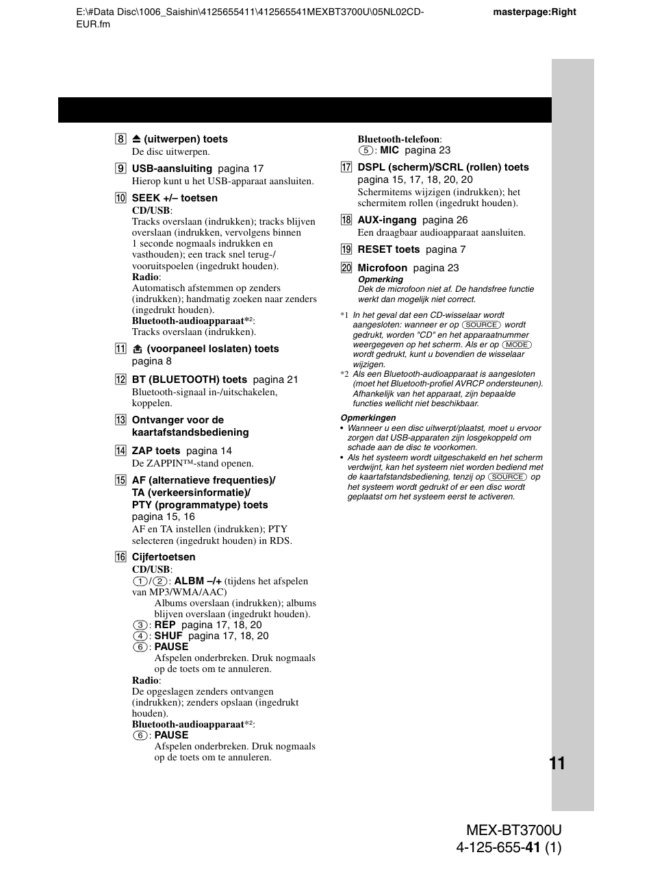 Sony Bluetooth BT3700U User Manual | Page 149 / 180