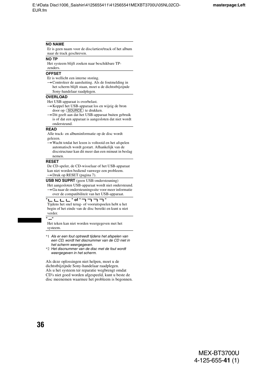 Sony Bluetooth BT3700U User Manual | Page 174 / 180