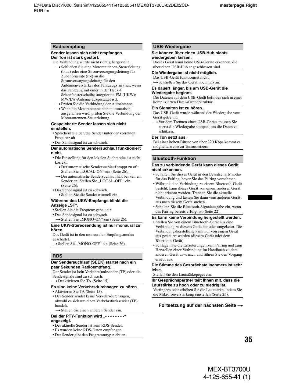 Sony Bluetooth BT3700U User Manual | Page 65 / 180