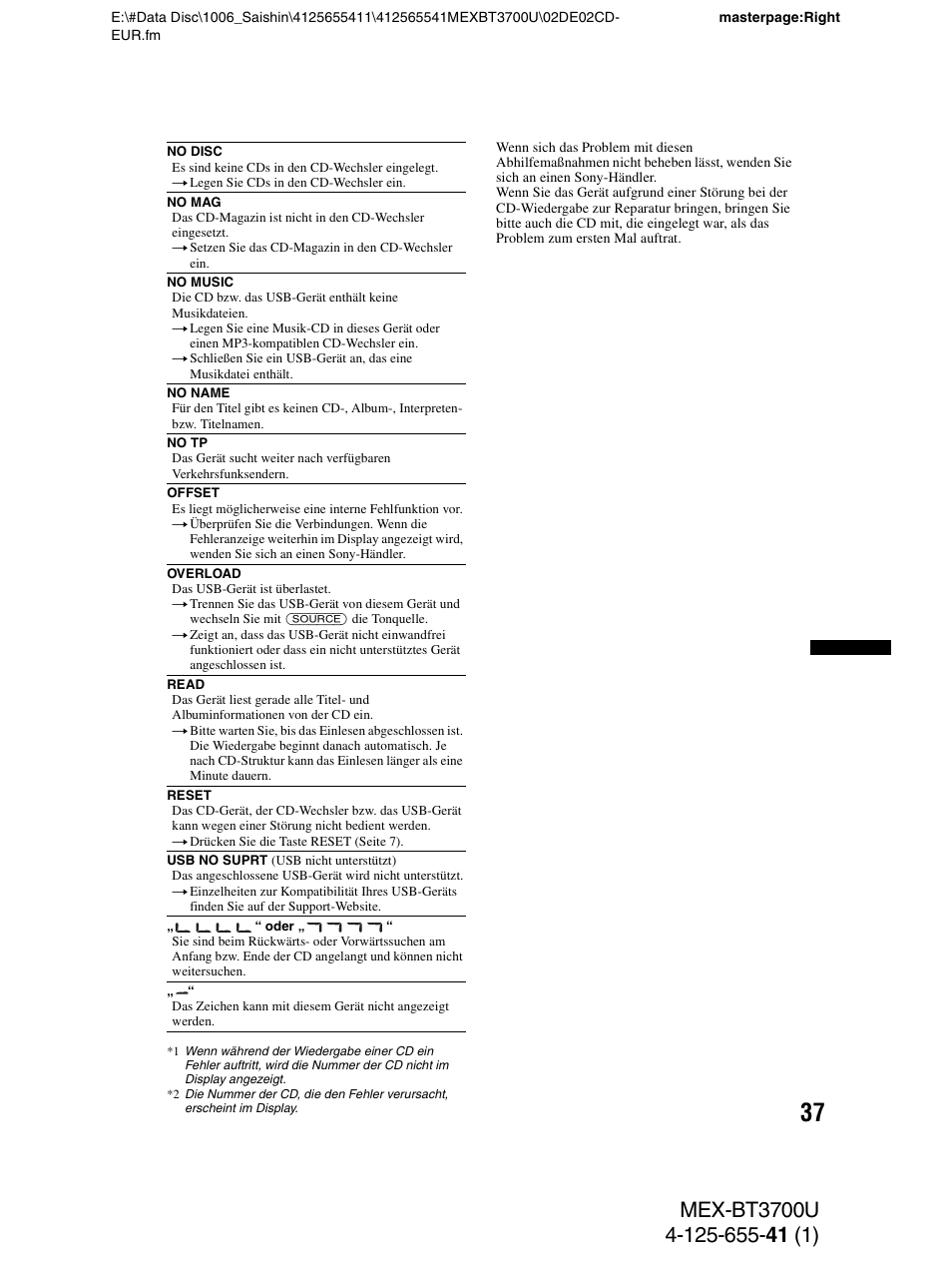 Sony Bluetooth BT3700U User Manual | Page 67 / 180