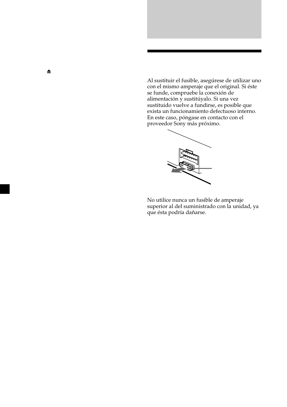Información complementaria, Mantenimiento | Sony CDX-M750 User Manual | Page 108 / 116
