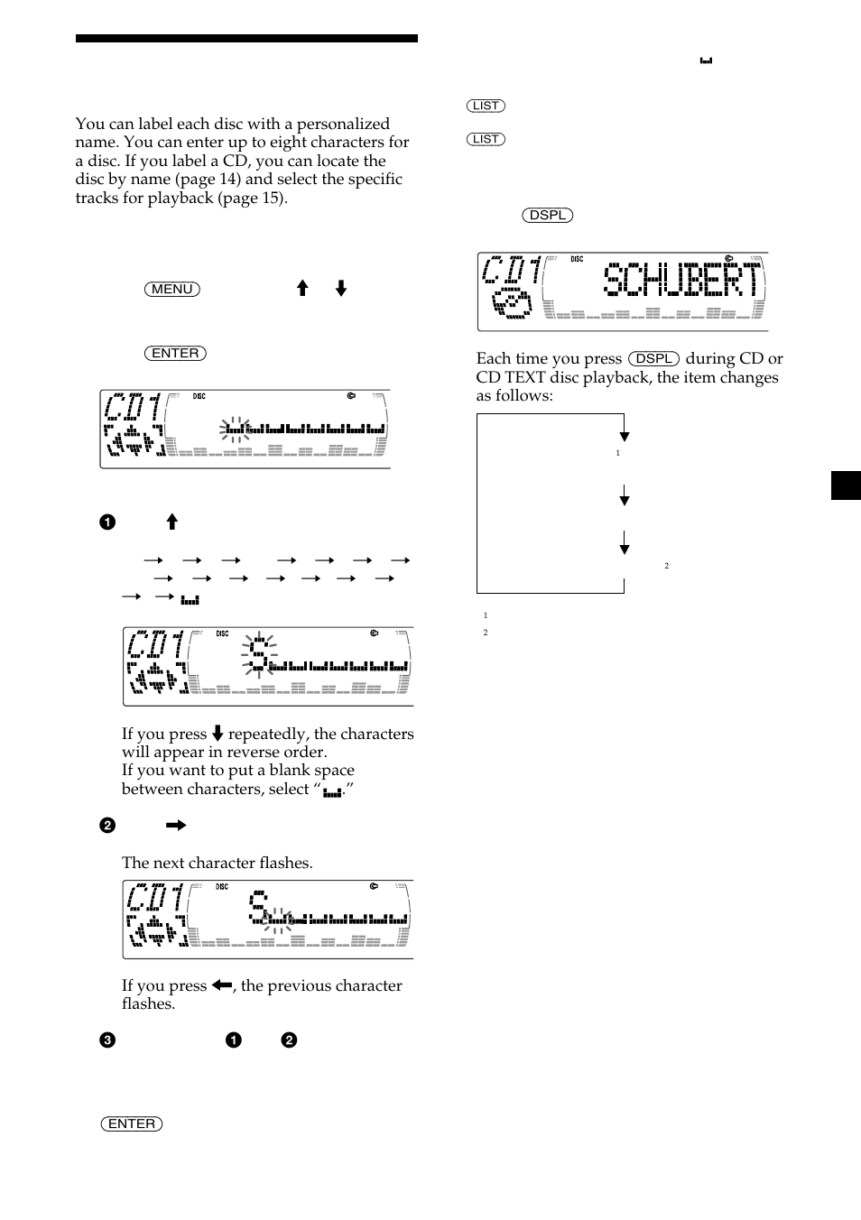 13 labeling a cd | Sony CDX-M750 User Manual | Page 13 / 116