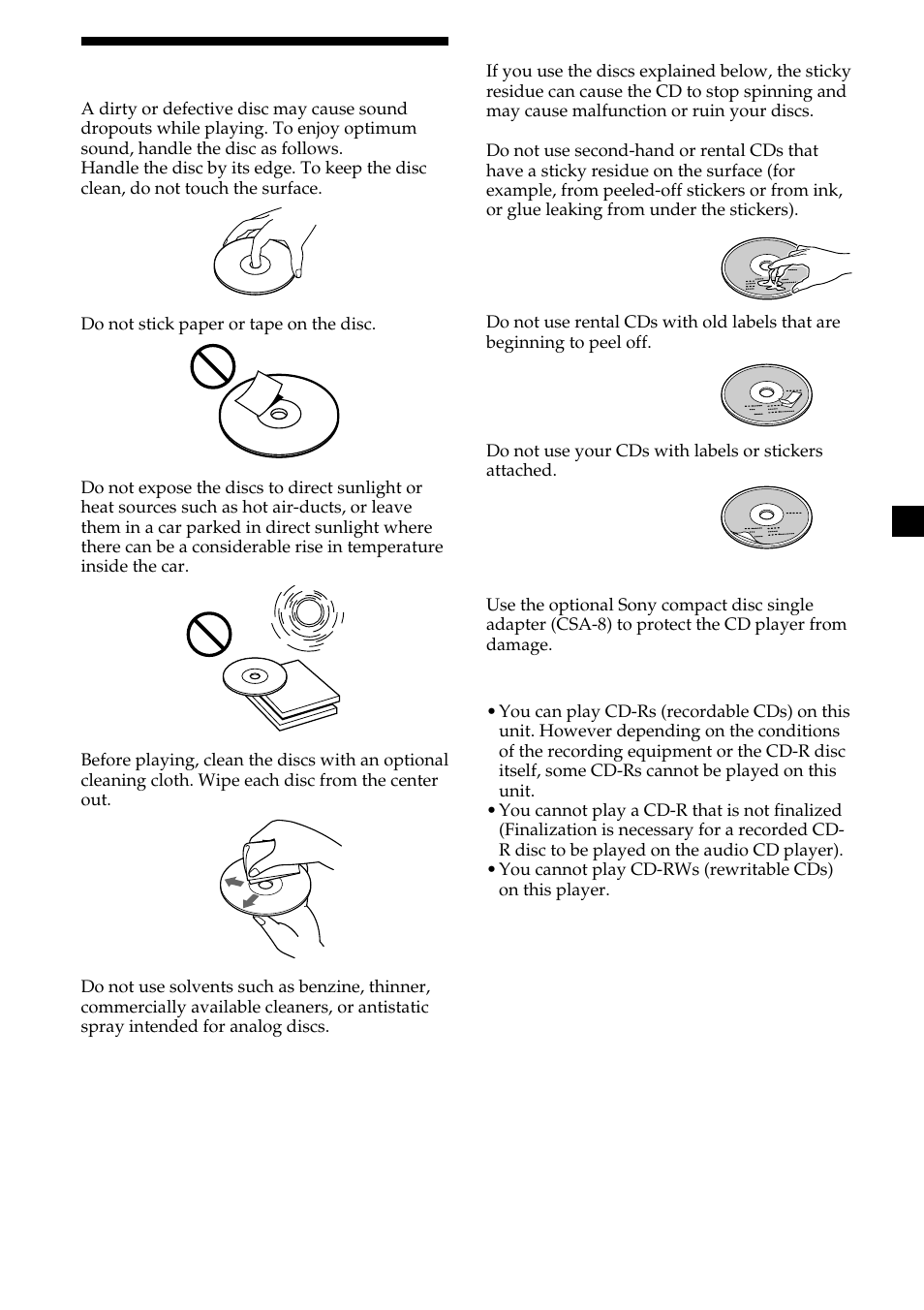Sony CDX-M750 User Manual | Page 3 / 116