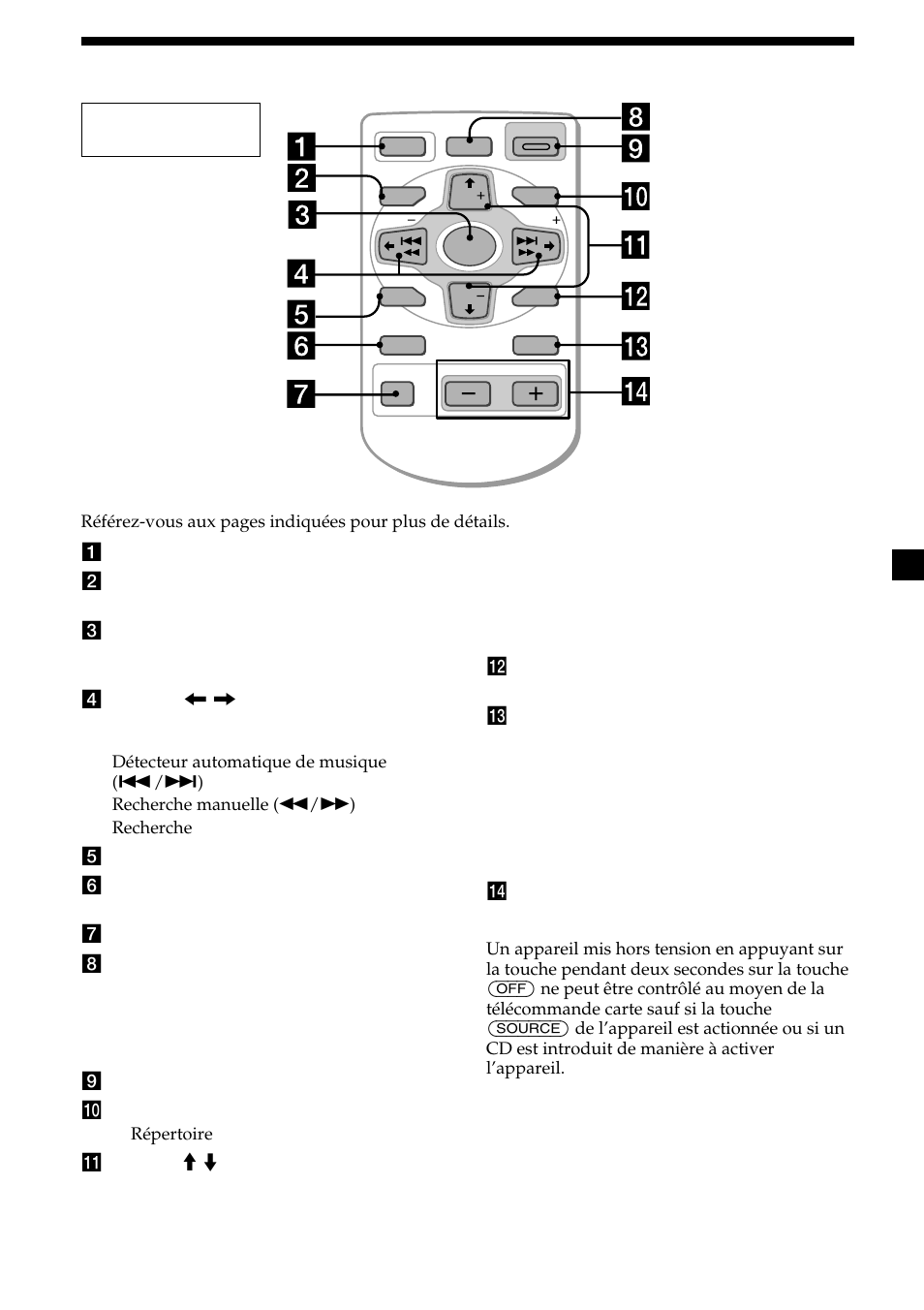 5emplacement des commandes | Sony CDX-M750 User Manual | Page 43 / 116