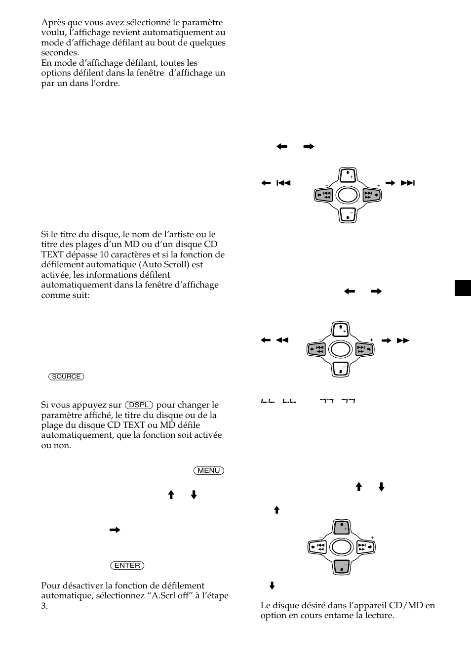 Localisation d’un disque — sélection de disque | Sony CDX-M750 User Manual | Page 49 / 116