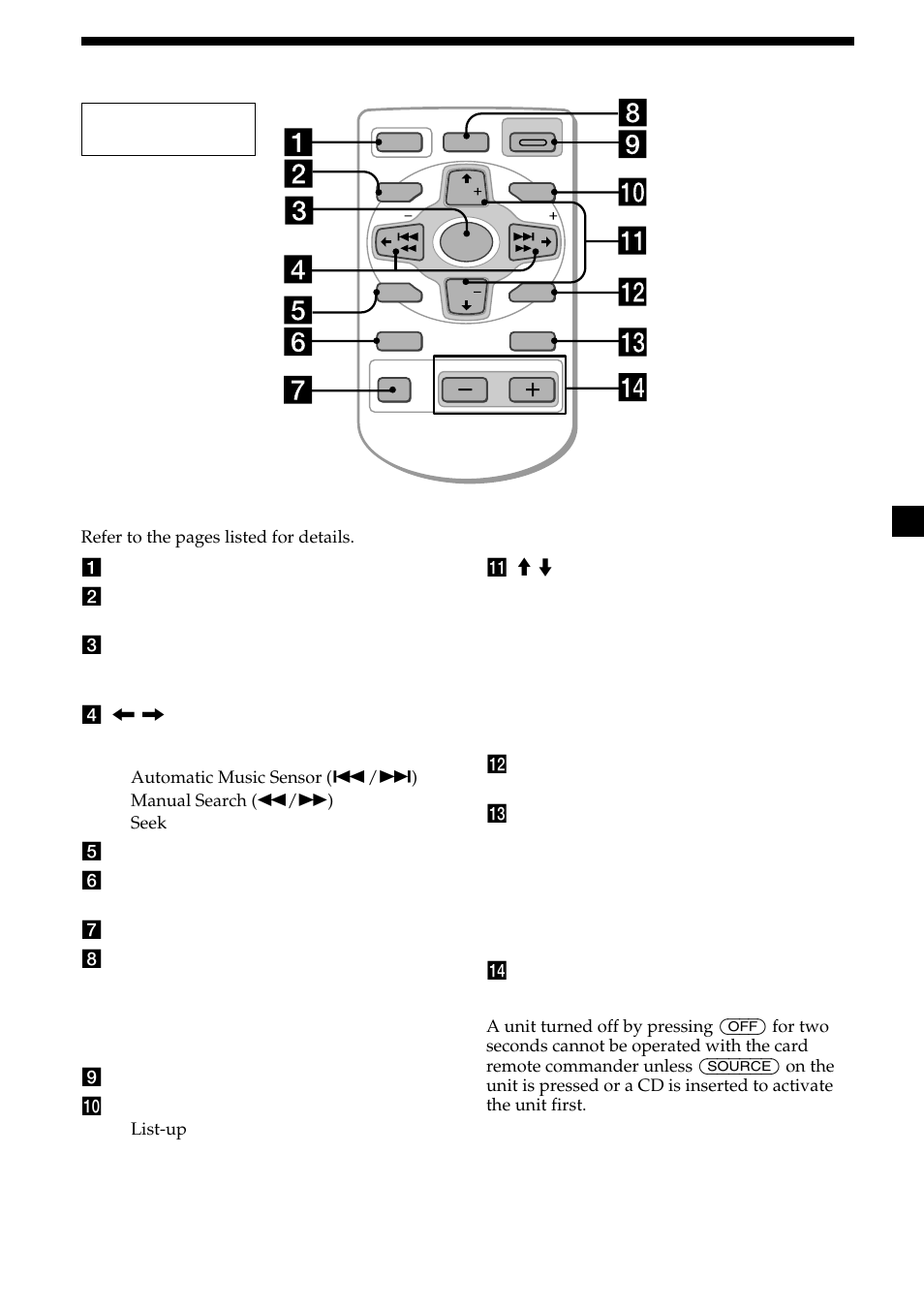 5location of controls | Sony CDX-M750 User Manual | Page 5 / 116