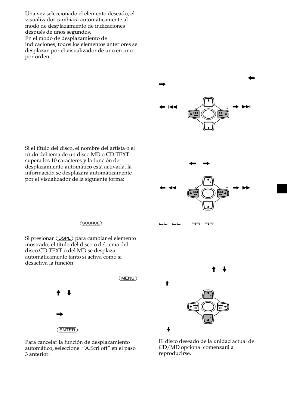 Localización de discos | Sony CDX-M750 User Manual | Page 87 / 116