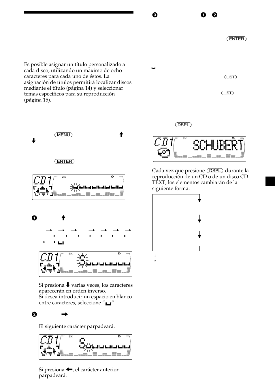 13 asignación de títulos a los discos compactos | Sony CDX-M750 User Manual | Page 89 / 116