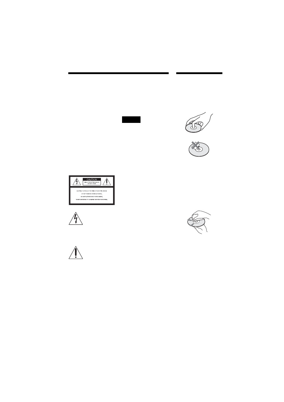 L1ac - warning, L1 - notes about the discs, Warning | Sony DVP-NC85H User Manual | Page 2 / 80