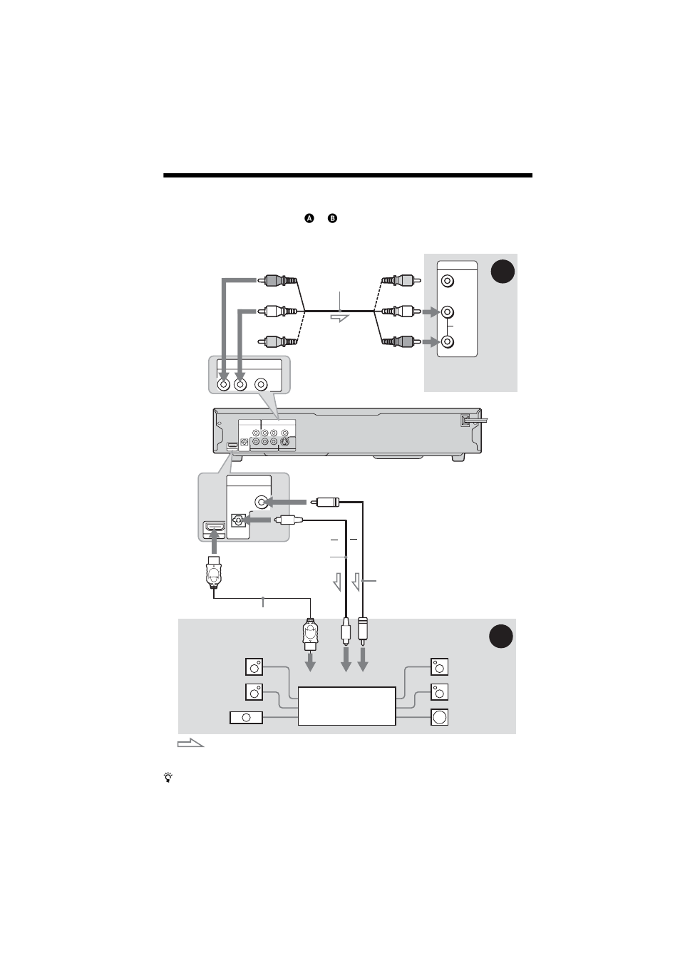 L1ac - step 4: connecting the audio cords, Step 4: connecting the audio cords, Optical) jack (22) | S (22) | Sony DVP-NC85H User Manual | Page 22 / 80