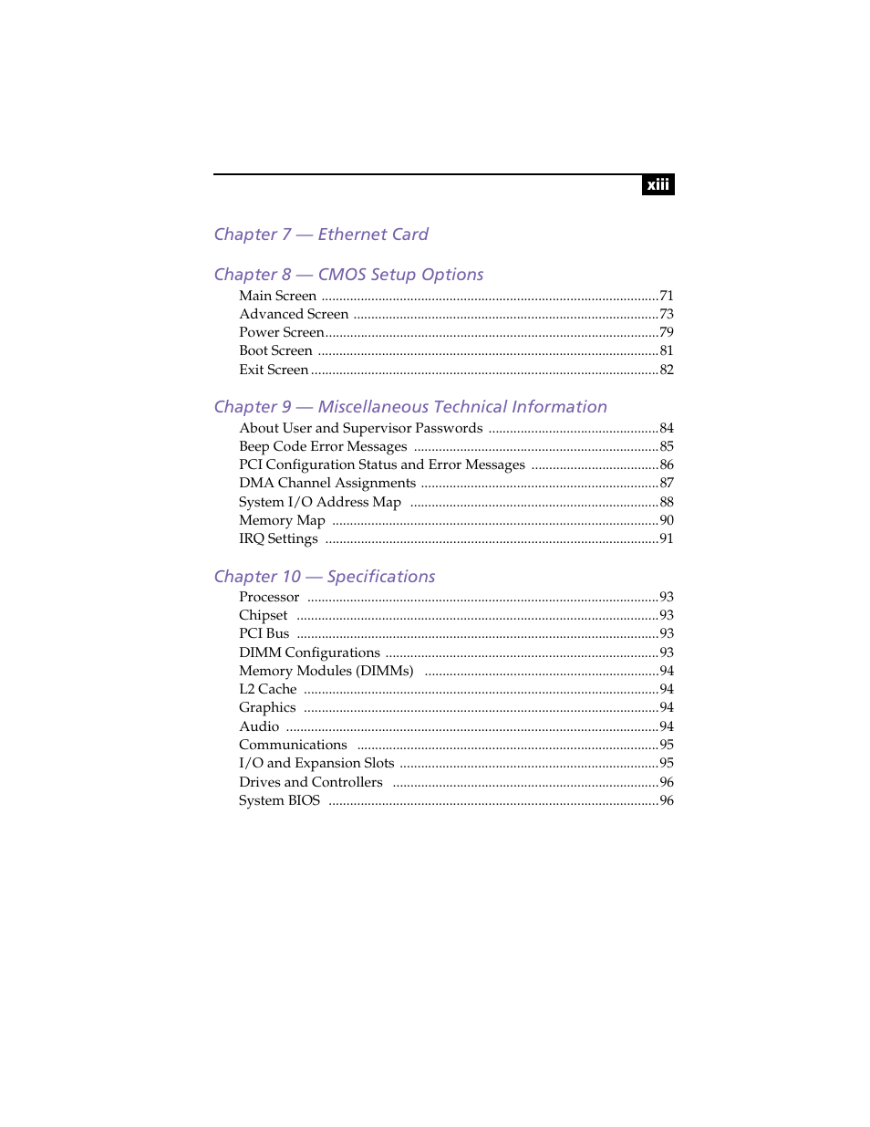 Sony VAIO PCV-RX260DS User Manual | Page 13 / 114