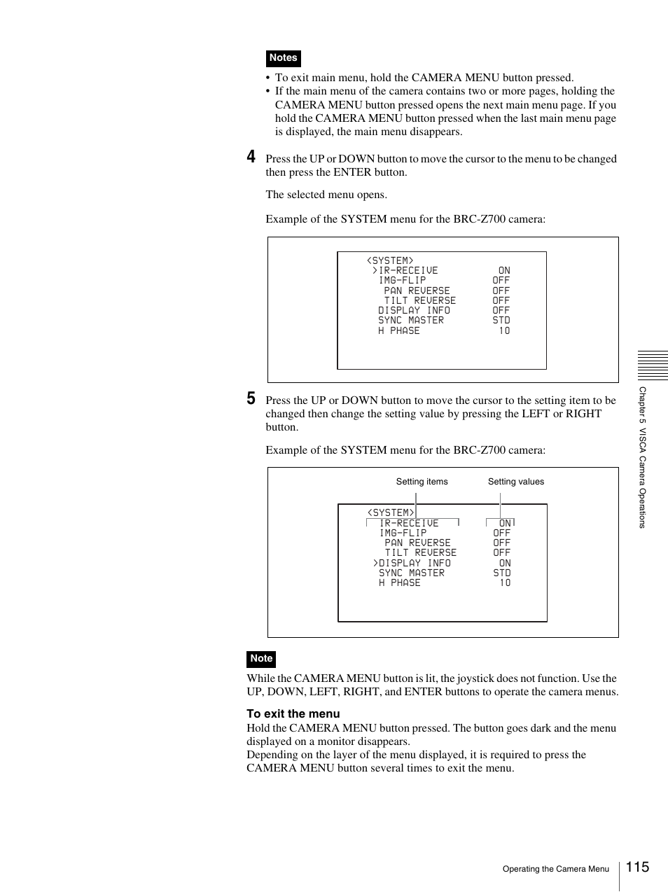 Sony BRS-200 User Manual | Page 115 / 159