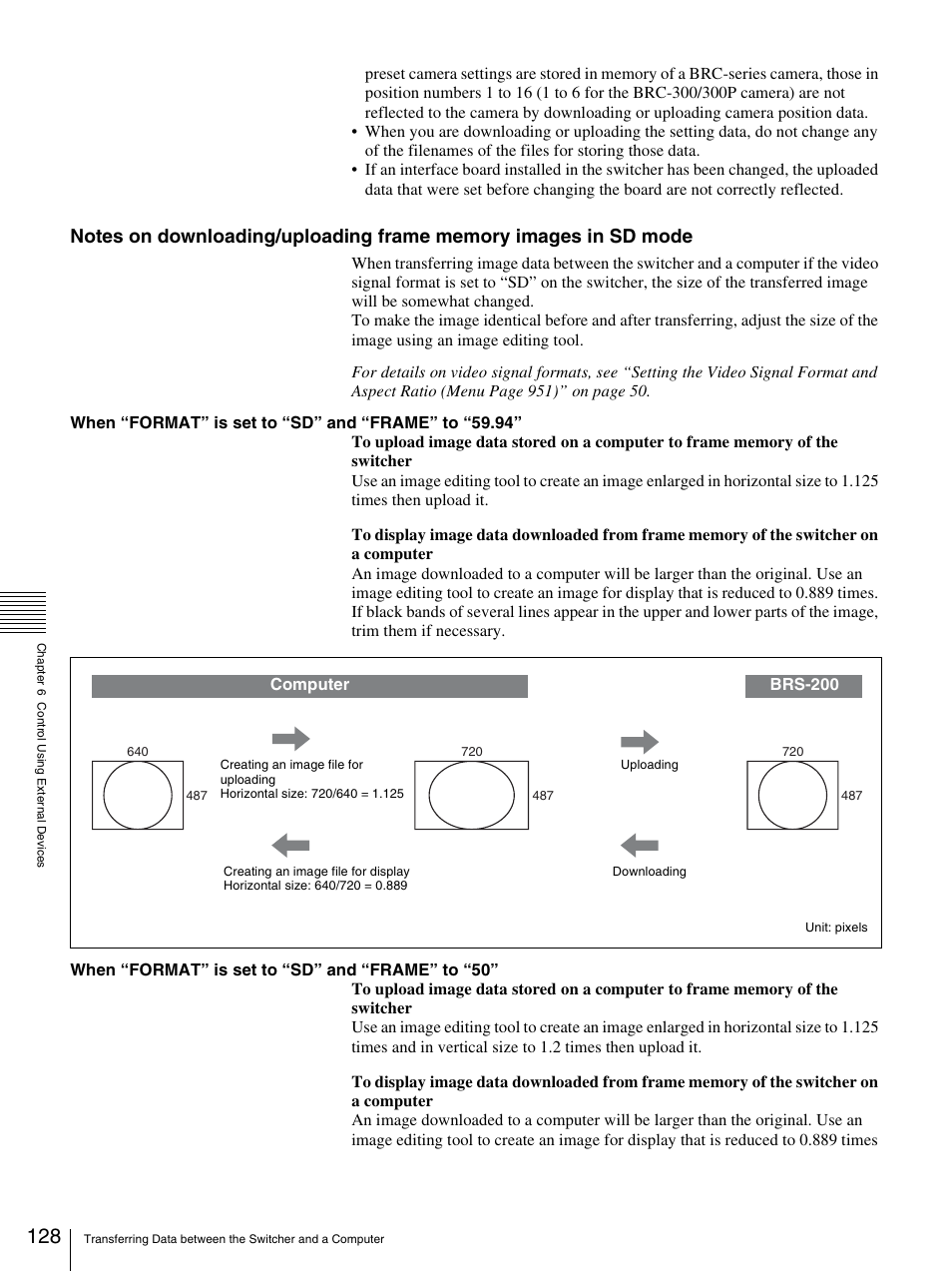 Sony BRS-200 User Manual | Page 128 / 159