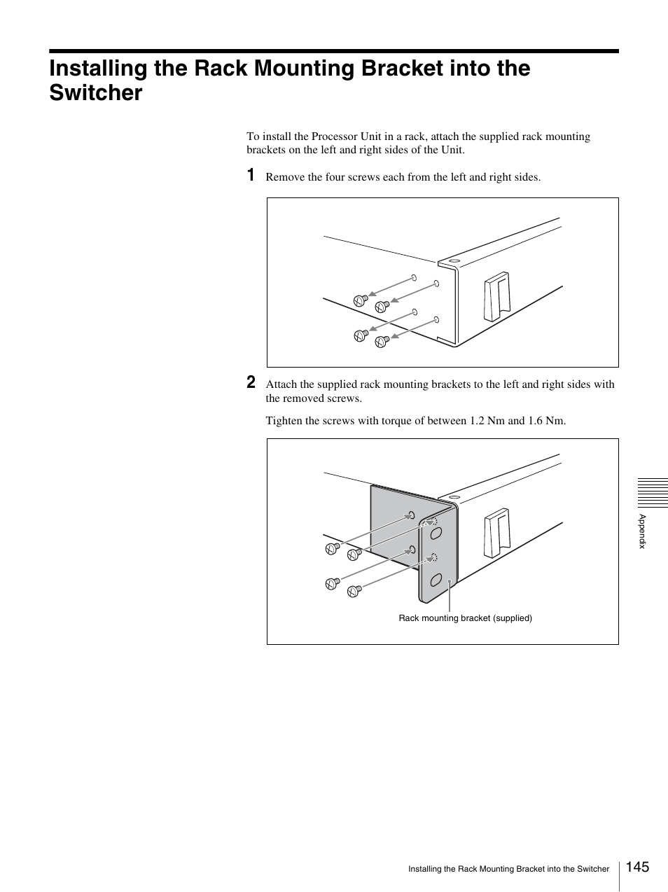 Sony BRS-200 User Manual | Page 145 / 159