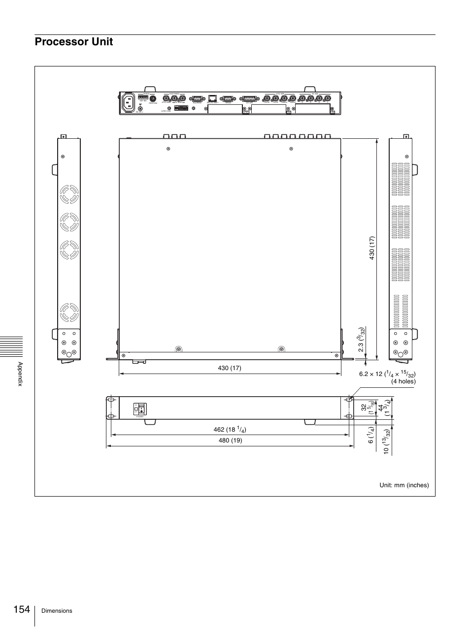 Processor unit | Sony BRS-200 User Manual | Page 154 / 159