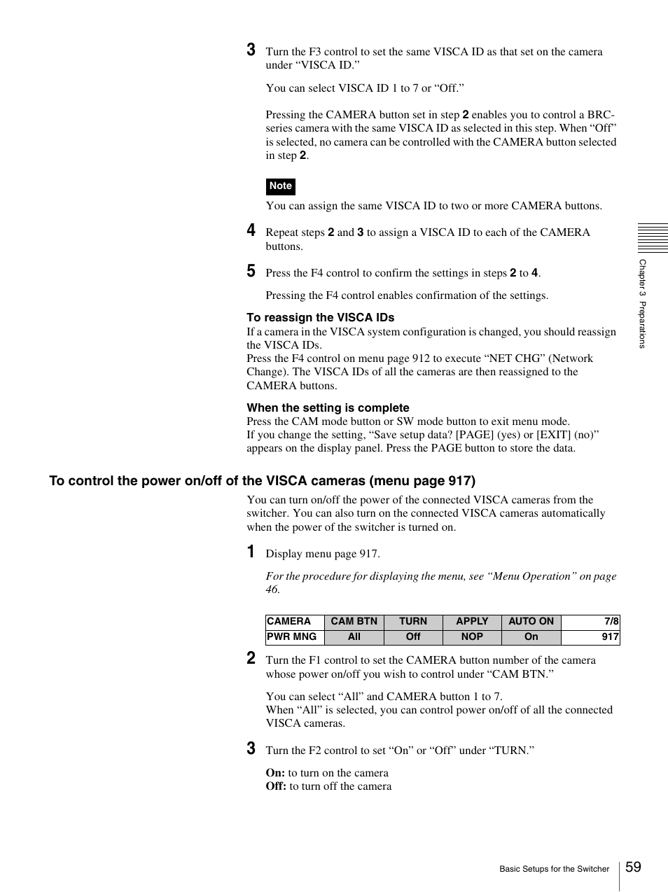 Sony BRS-200 User Manual | Page 59 / 159