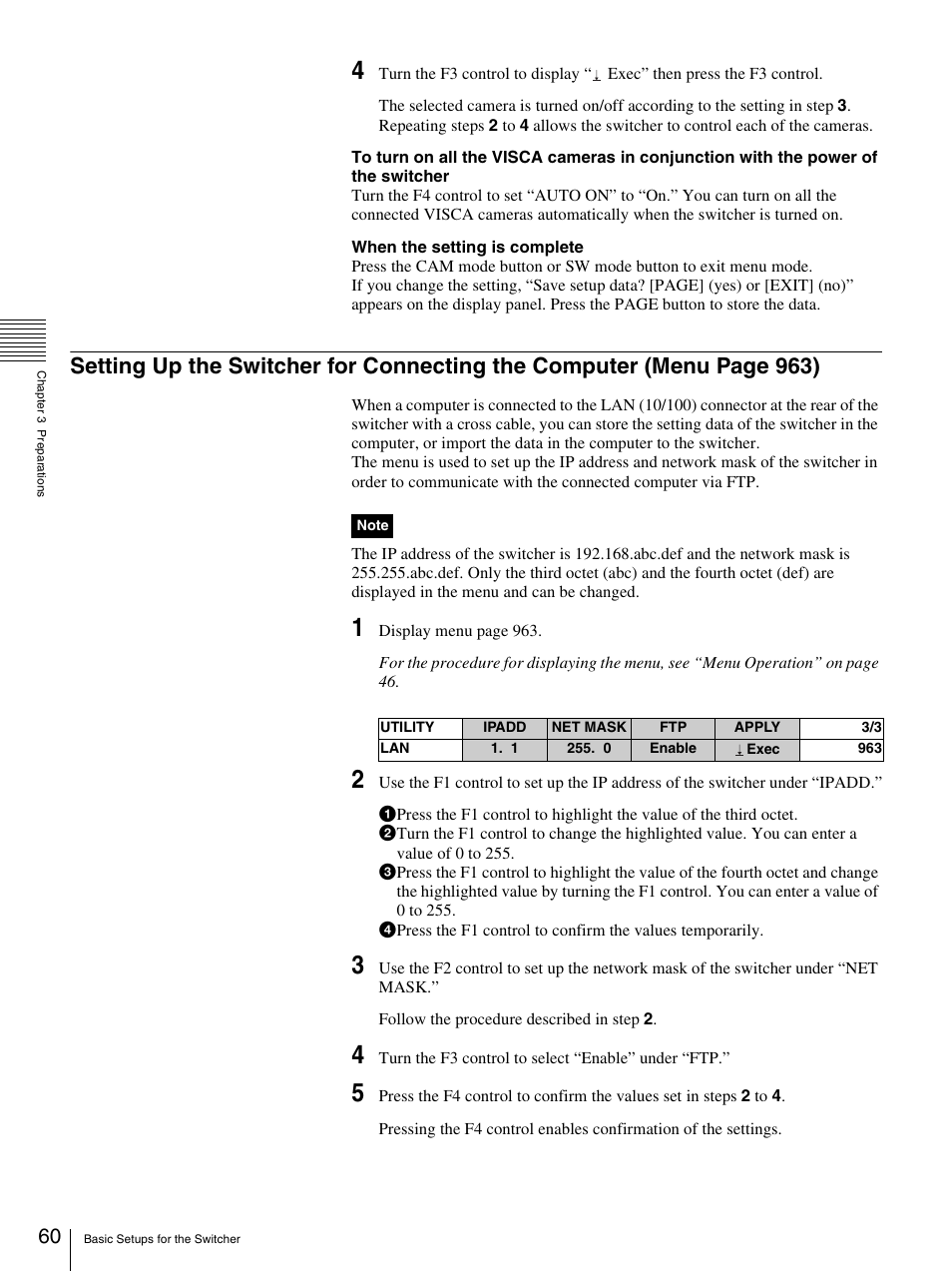 Sony BRS-200 User Manual | Page 60 / 159
