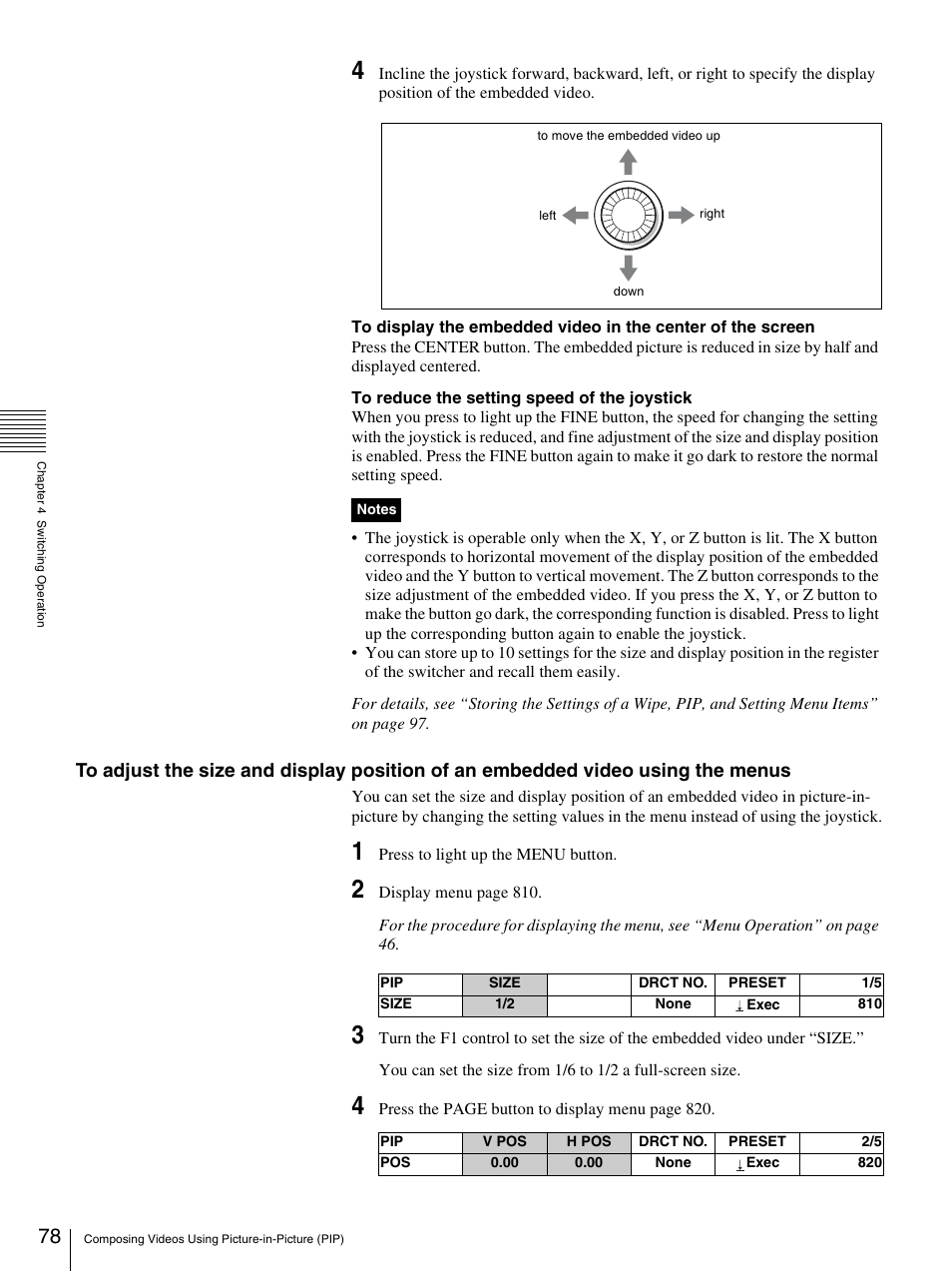 Sony BRS-200 User Manual | Page 78 / 159