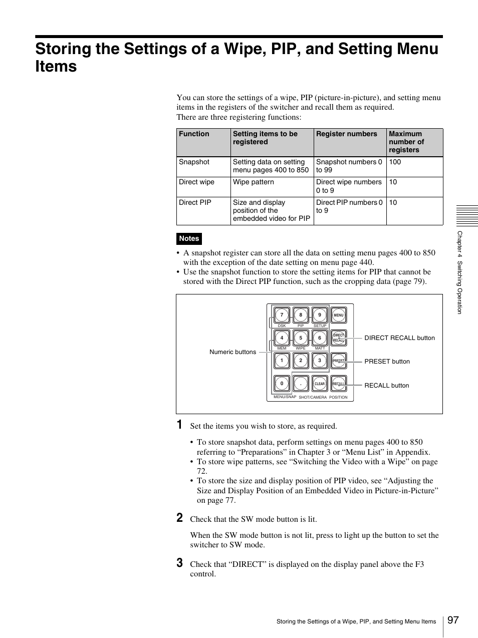 Sony BRS-200 User Manual | Page 97 / 159