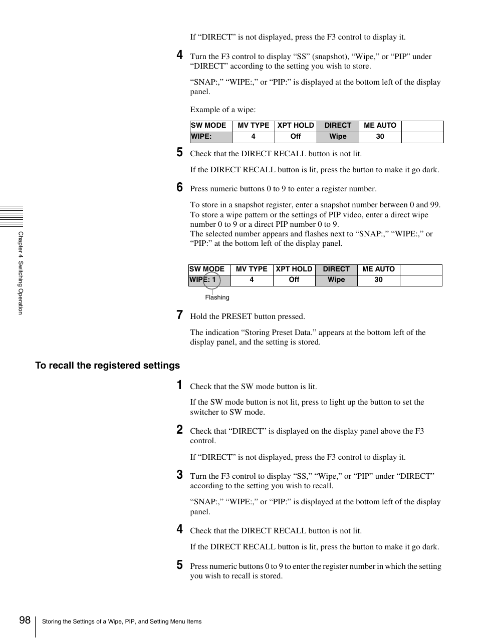 Sony BRS-200 User Manual | Page 98 / 159