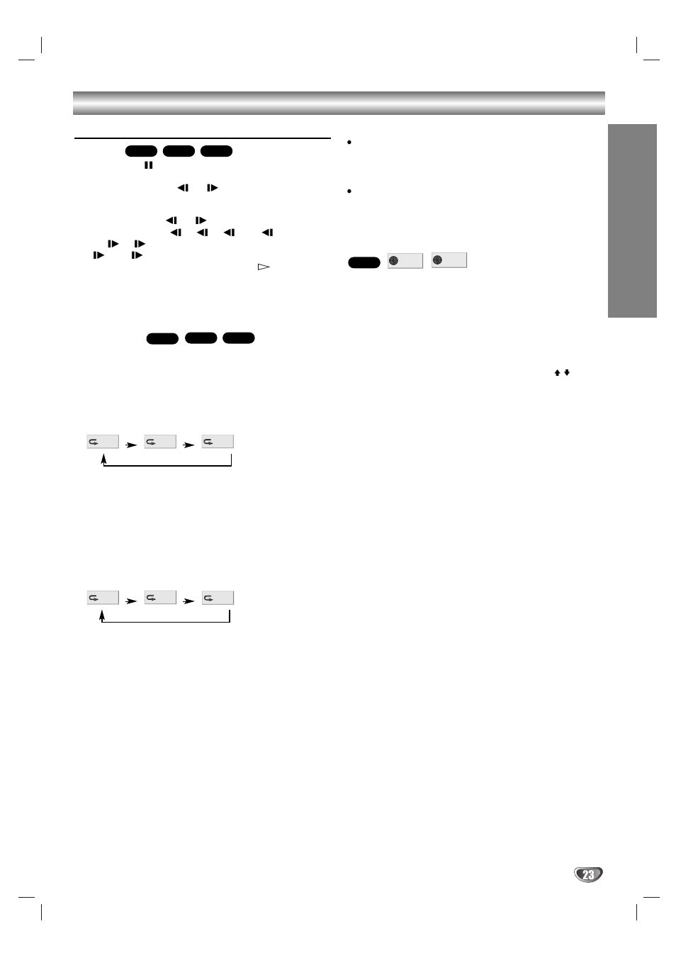 Prép ara tion, Ralenti, Répétition | Recherche par l’heure | Sony DAV-SB100 User Manual | Page 103 / 120