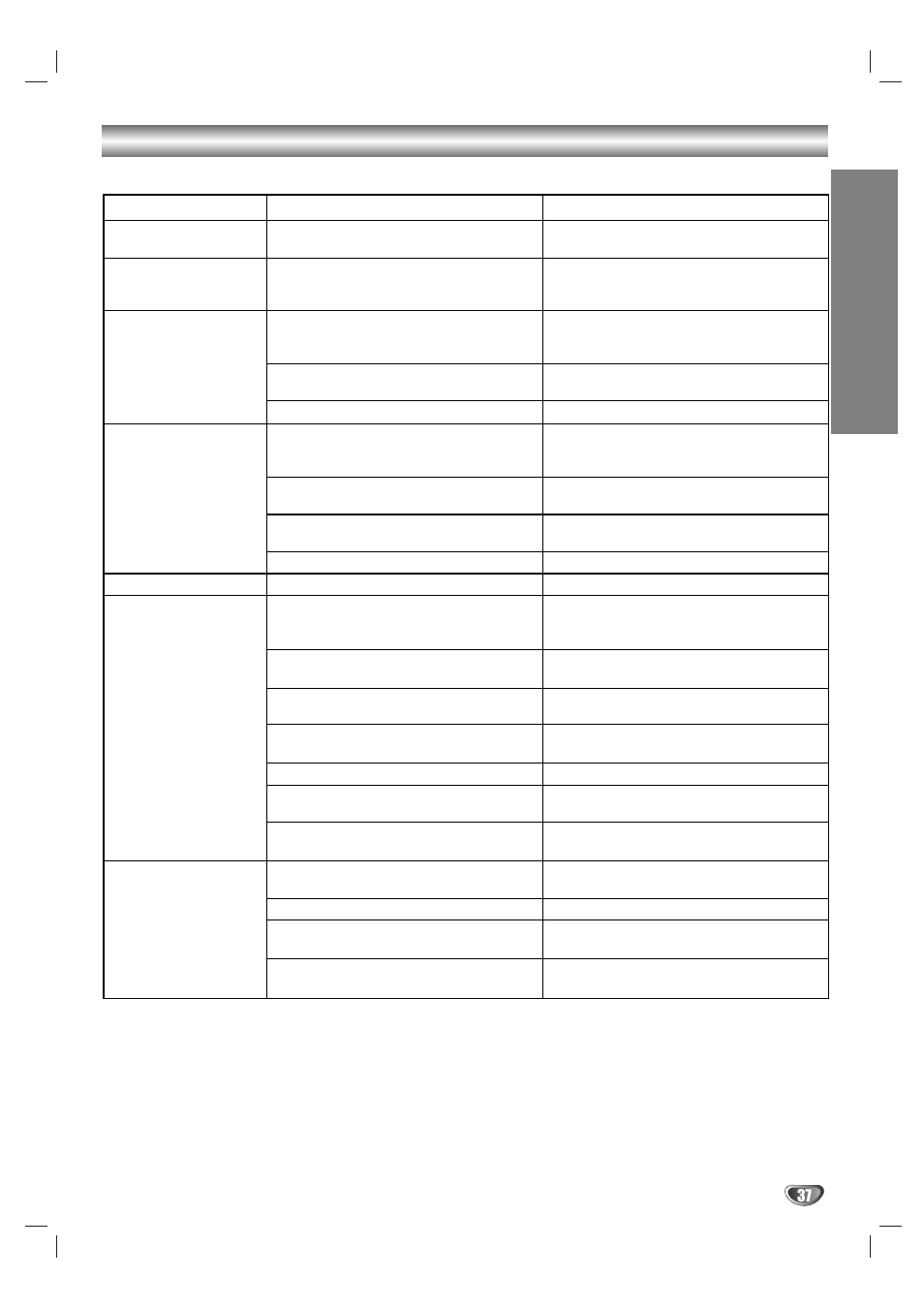 Troubleshooting, Reference | Sony DAV-SB100 User Manual | Page 37 / 120