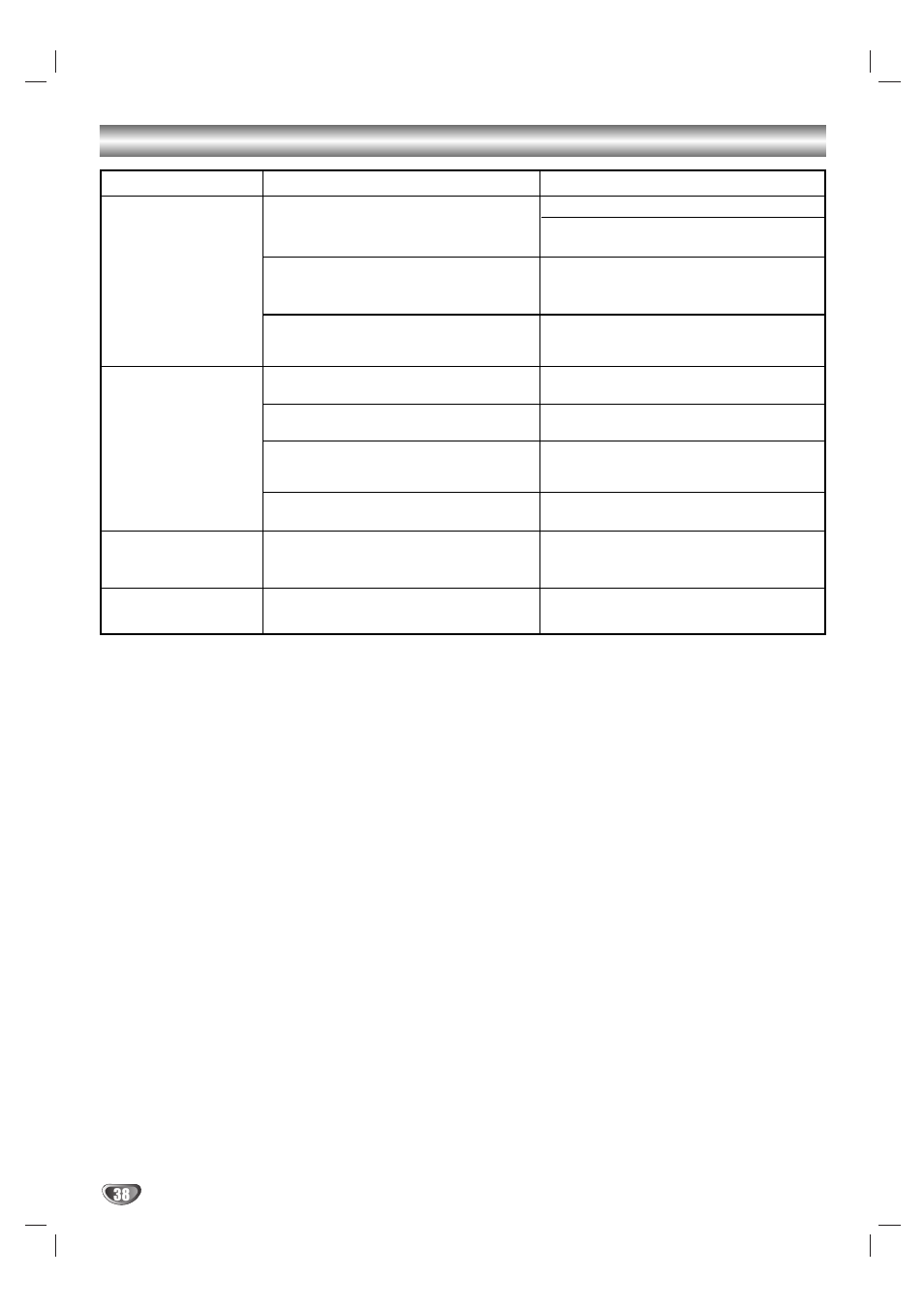 Troubleshooting (continued) | Sony DAV-SB100 User Manual | Page 38 / 120