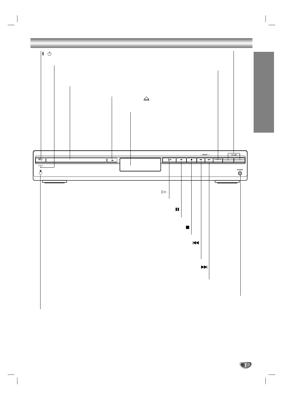 Bedienelemente auf der vorderseite, Einführ ung | Sony DAV-SB100 User Manual | Page 47 / 120