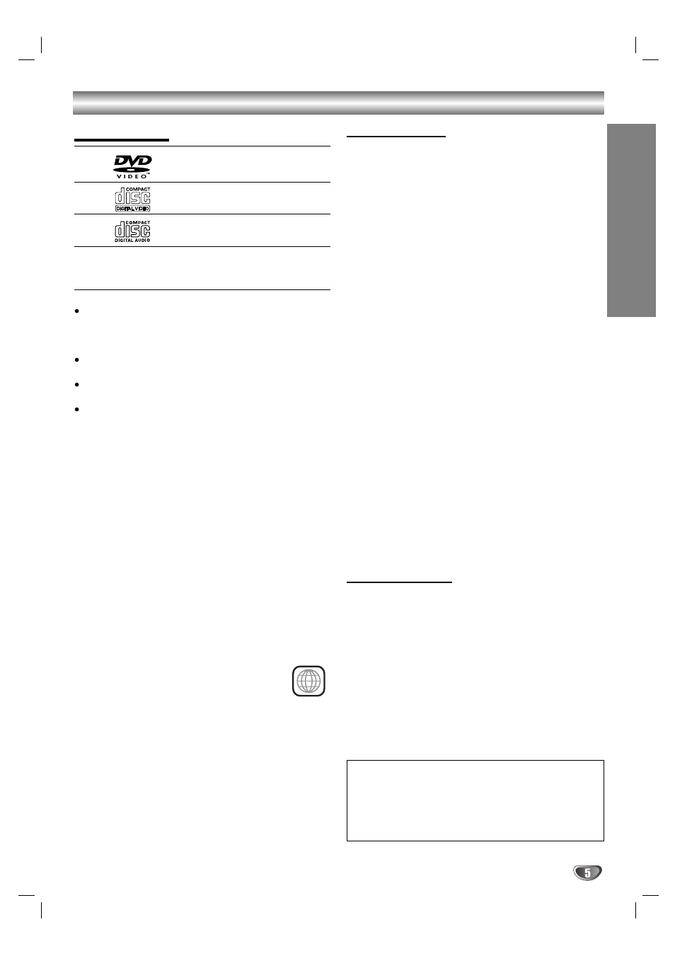 Before use, Intr oduction, Playable discs | Sony DAV-SB100 User Manual | Page 5 / 120