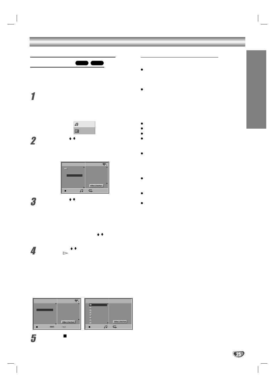 Hinweise zu mp3-dateien, Bedienung, Über mp3 | Sony DAV-SB100 User Manual | Page 65 / 120