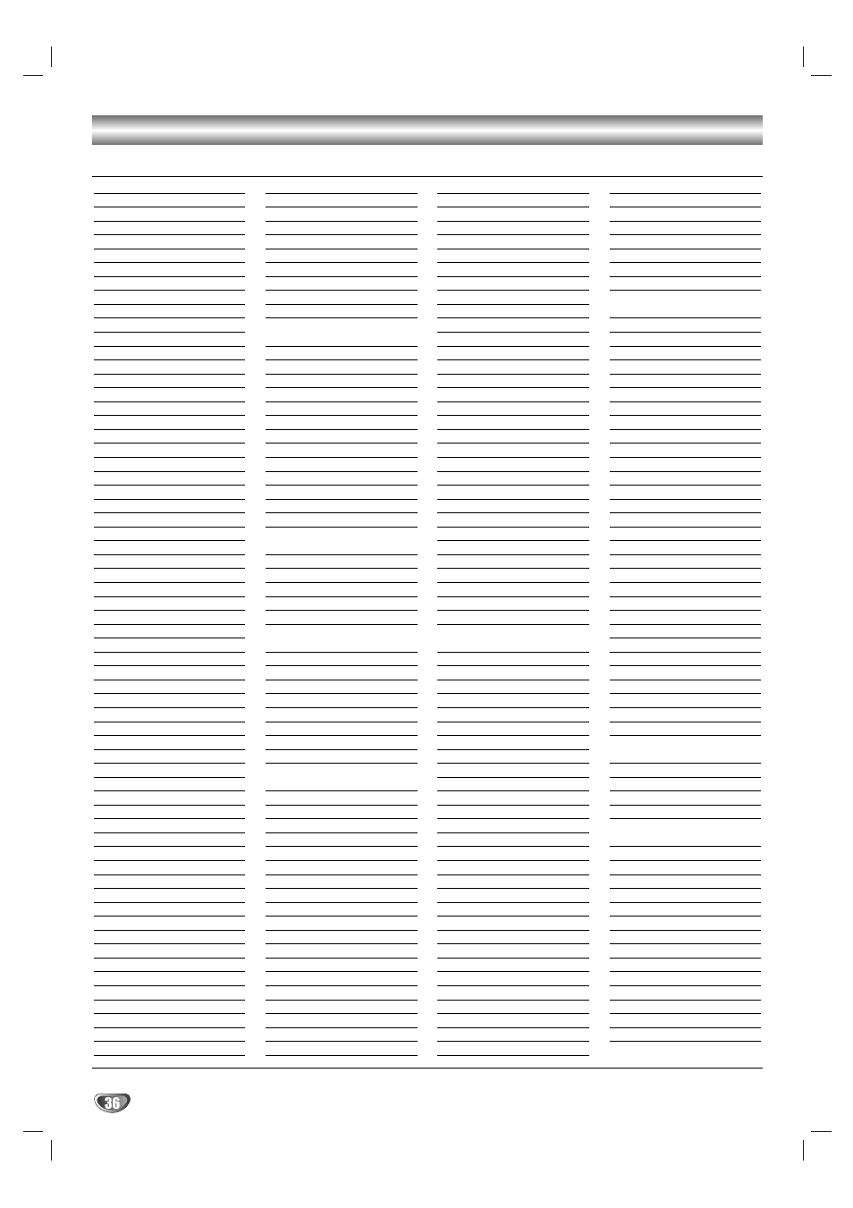 Liste der gebietscodes | Sony DAV-SB100 User Manual | Page 76 / 120