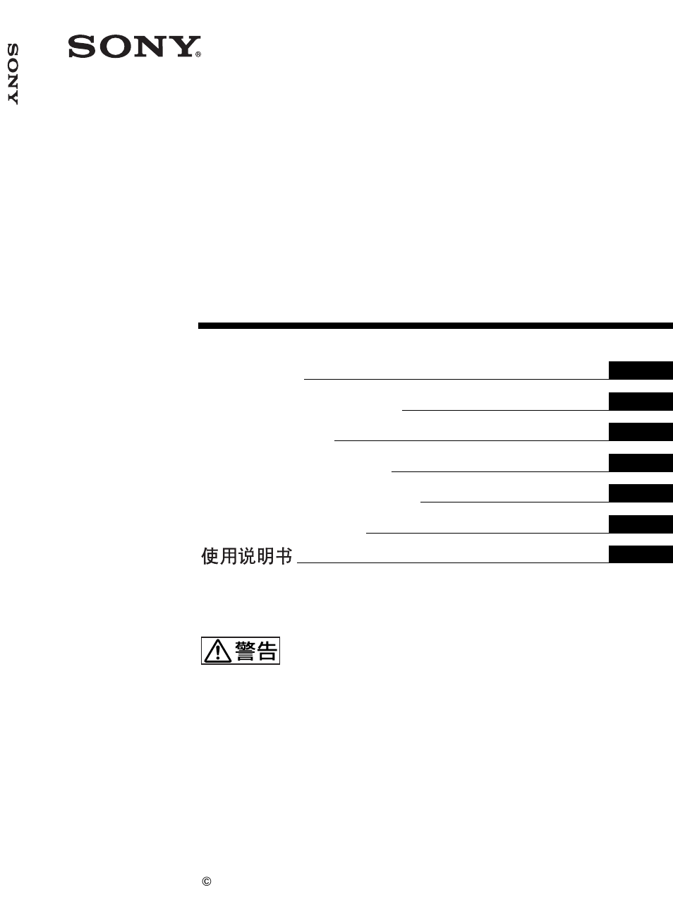 Sony BKM-FW31 User Manual | 100 pages