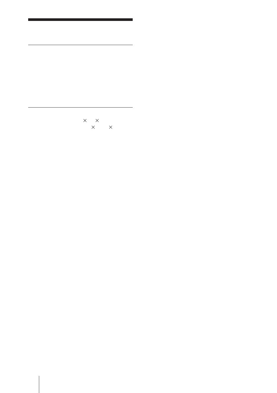 Especificaciones | Sony BKM-FW31 User Manual | Page 70 / 100