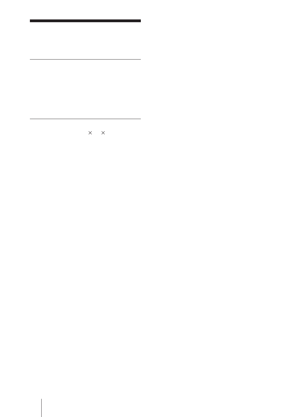 Caratteristiche tecniche | Sony BKM-FW31 User Manual | Page 84 / 100