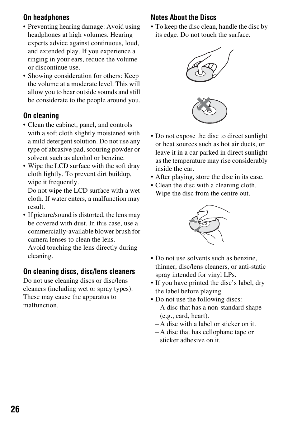Sony DVP-FX730 User Manual | Page 26 / 32