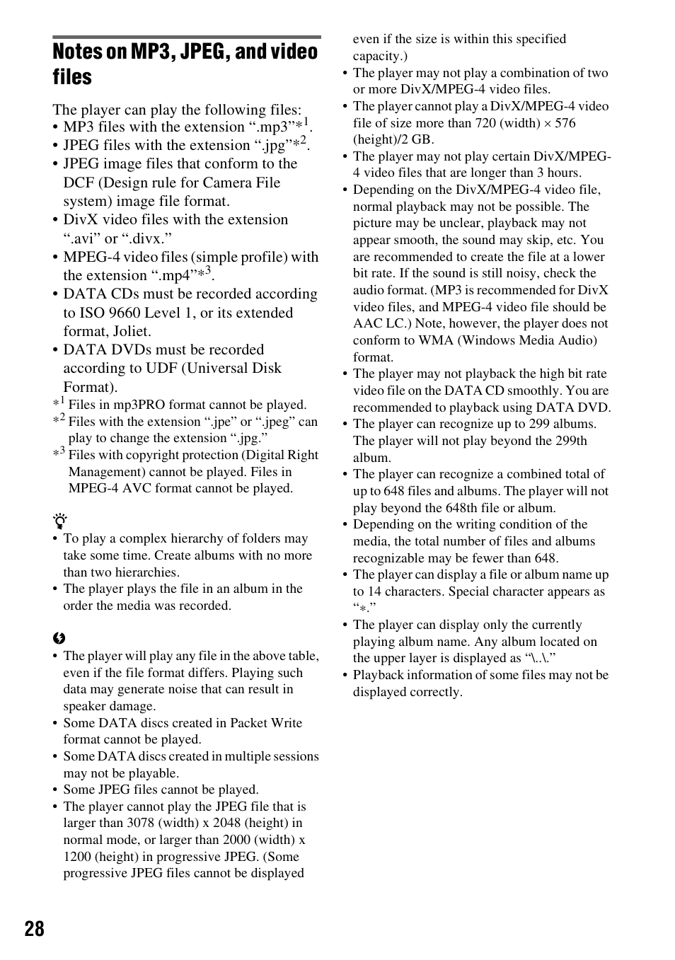 Sony DVP-FX730 User Manual | Page 28 / 32