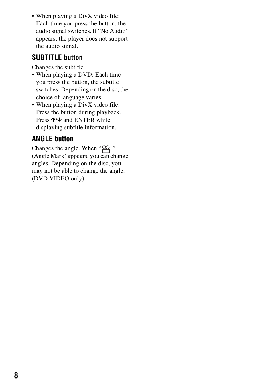 Sony DVP-FX730 User Manual | Page 8 / 32