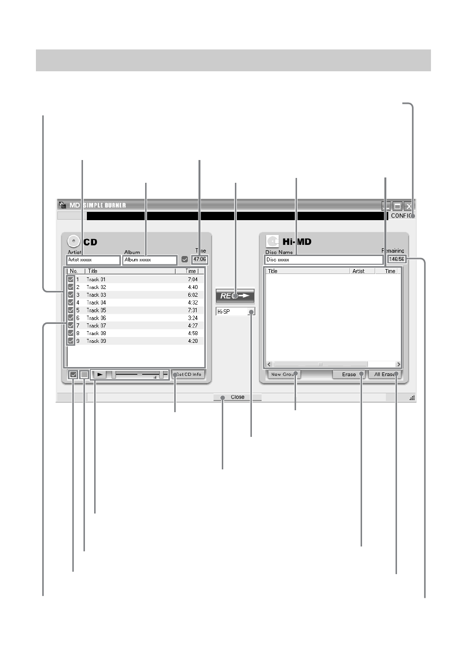 Sony MZ-NH1 User Manual | Page 106 / 128