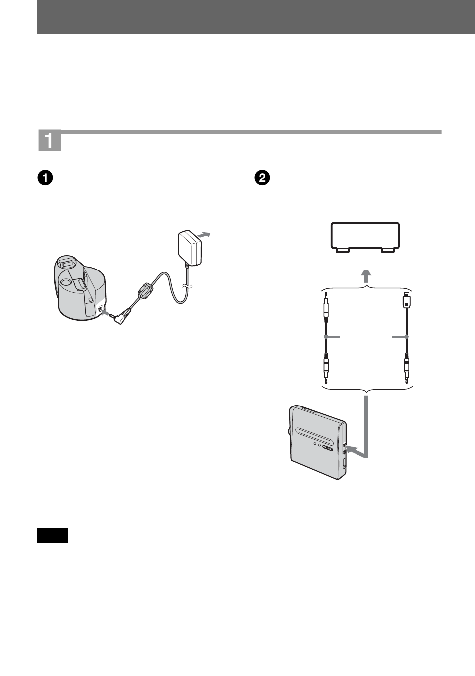 Recording a disc right away, Make connections | Sony MZ-NH1 User Manual | Page 20 / 128