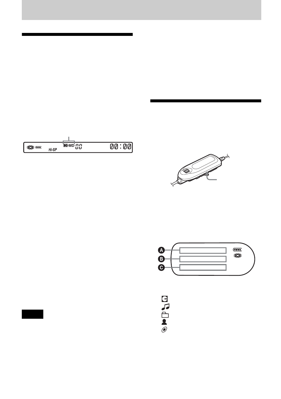 Various ways of recording, Before recording, Viewing various information | Before recording viewing various information | Sony MZ-NH1 User Manual | Page 32 / 128